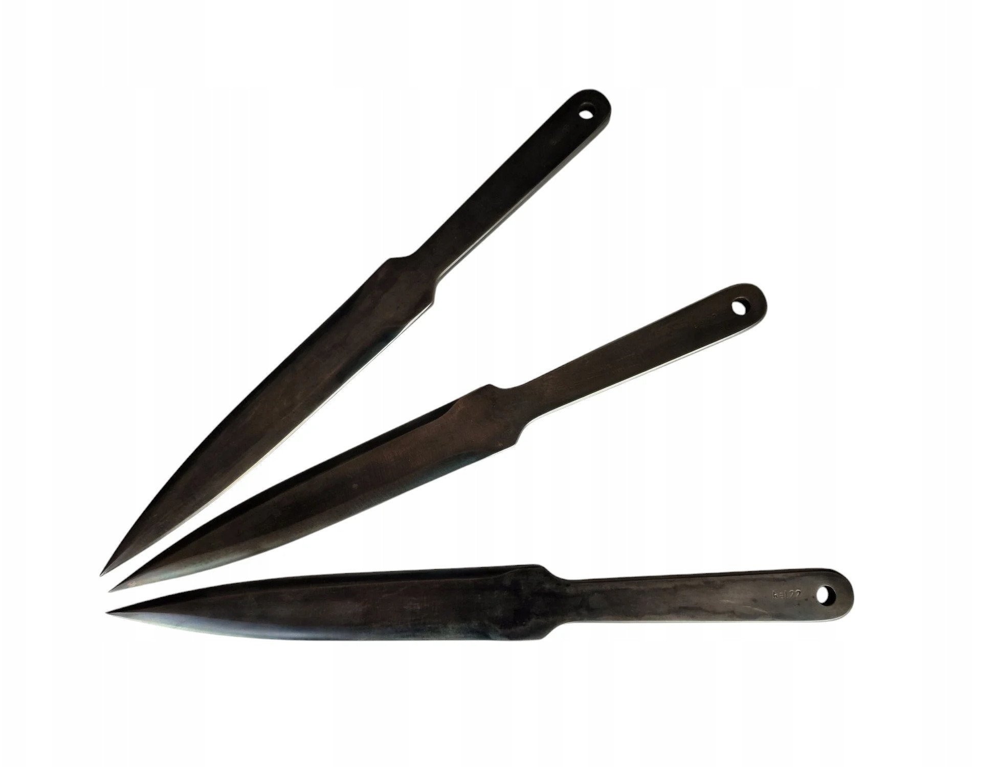 Noże do rzucania sportowego KAL22 LIDER 3szt czarne