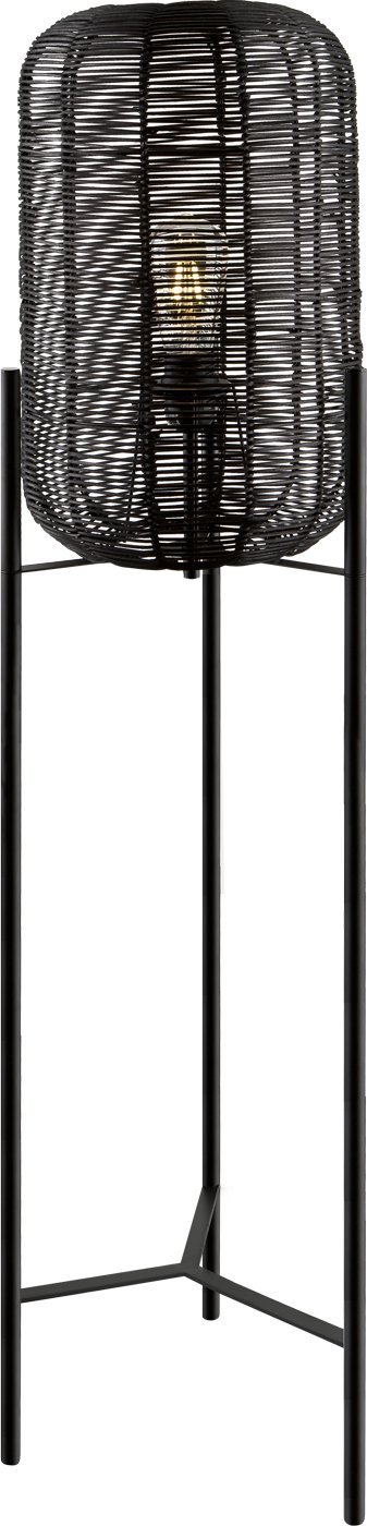 Delighting Lampa podłogowa Black Rotan