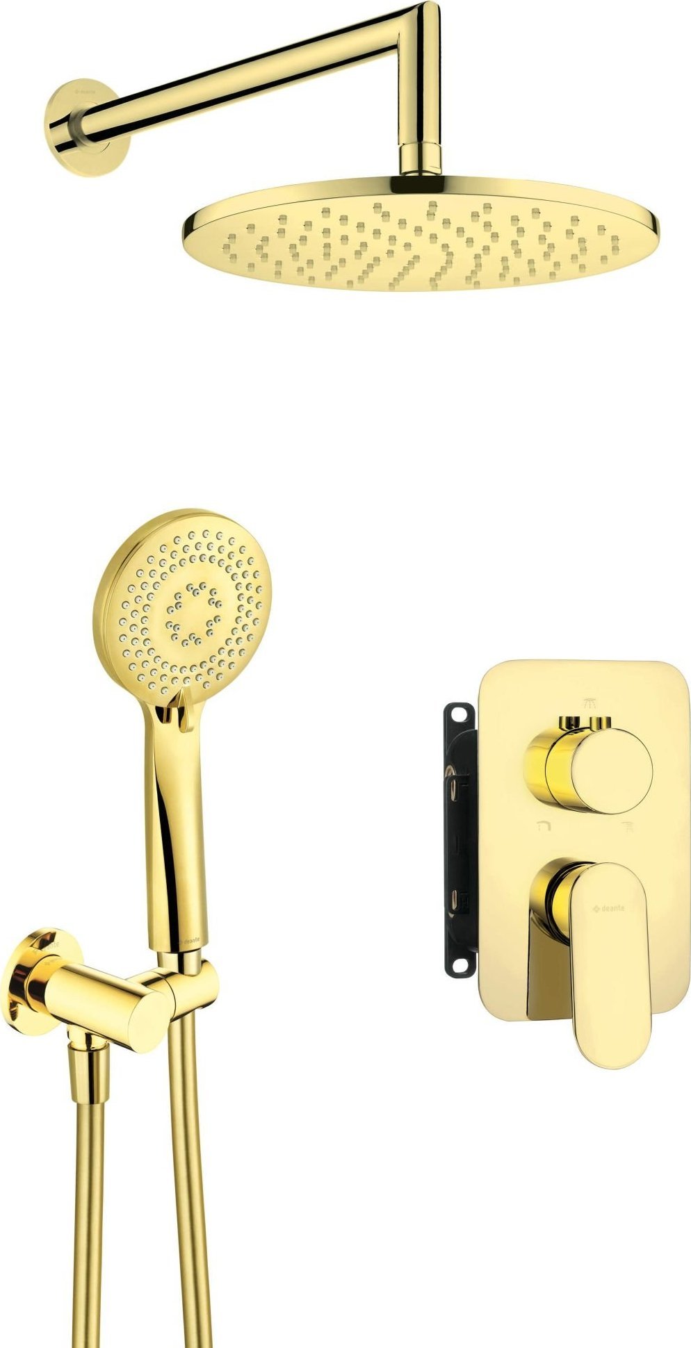 Zestaw prysznicowy Deante Zestaw prysznicowy podtynkowy z BOXem mieszaczowym