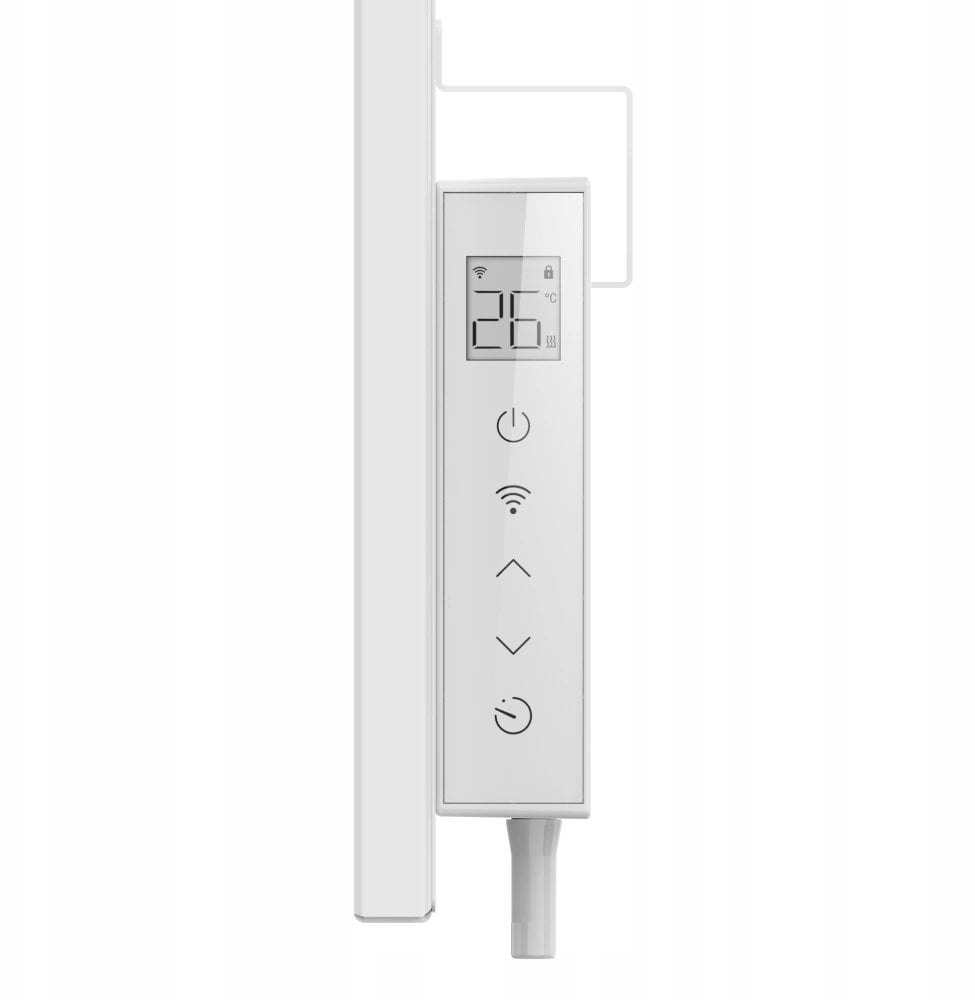 Grzejnik Thermoval Grzejnik elektryczny promiennik podczerwieni FIR Crystal 520 600 x 900 x 50 520W