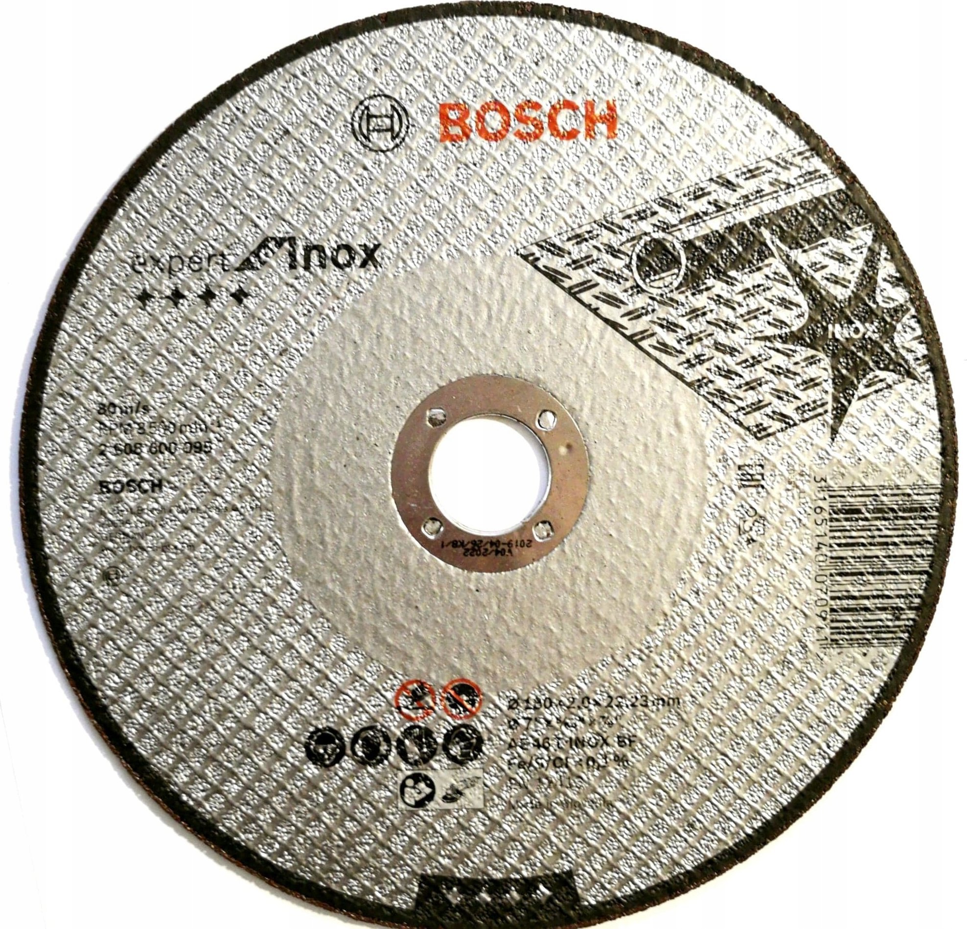 Bosch Bosch cutting discs Expert for Inox, 180x2mm, straight (AS 46 T INOX BF)