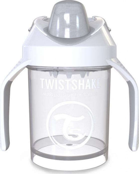 Twistshake Kubek niekapek z mikserem 230 ml biały 4m+ (3120533)