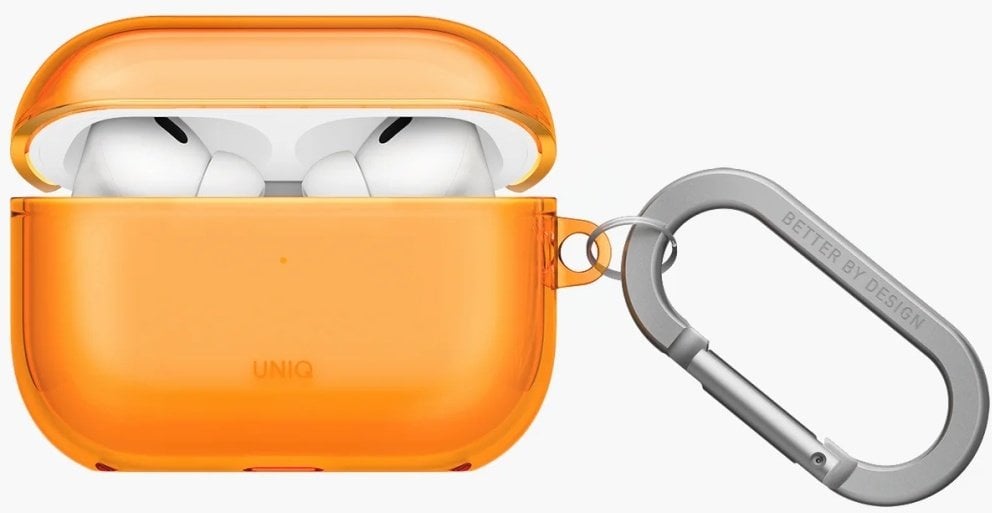 Uniq Etui Glase do Apple AirPods Pro 3 pomarańczowy