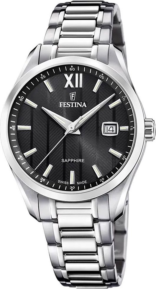 Zegarek Festina Zegarek męski Festina F20026-4 srebrny