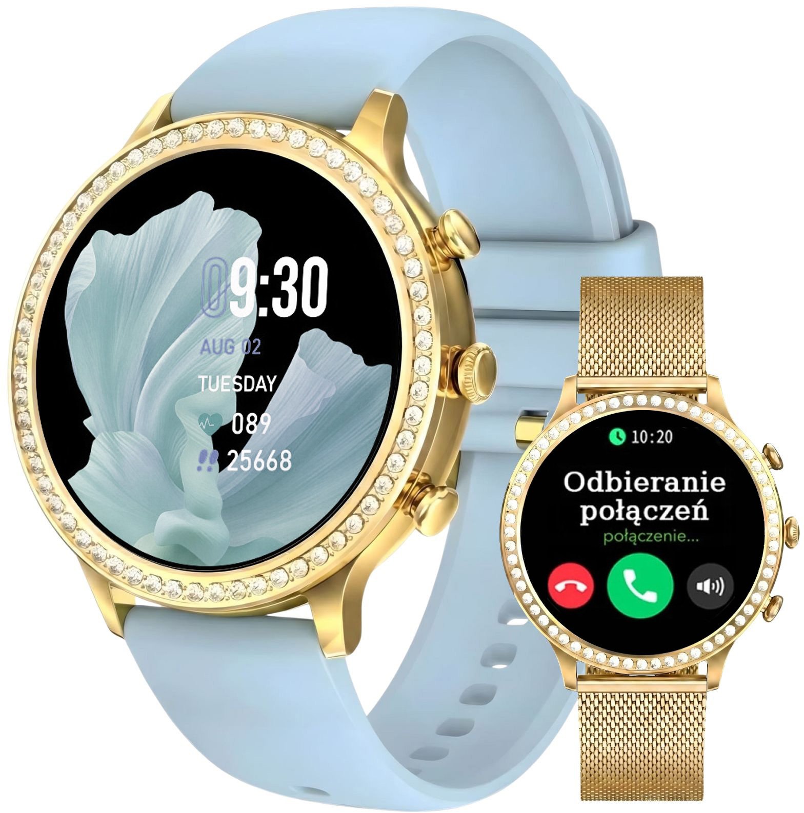 SMARTWATCH Damski Gravity GT5-4 LGD/LGD/BU