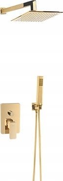 Bateria prysznicowa CARRE GOLD ZESTAW NATRSYKOWY PODTYNKOWY // BV.2455790