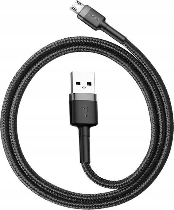 Kabel USB Baseus USB-A - microUSB 1 m Czarny