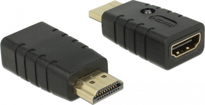 Adapter AV Delock HDMI - HDMI czarny (63320)