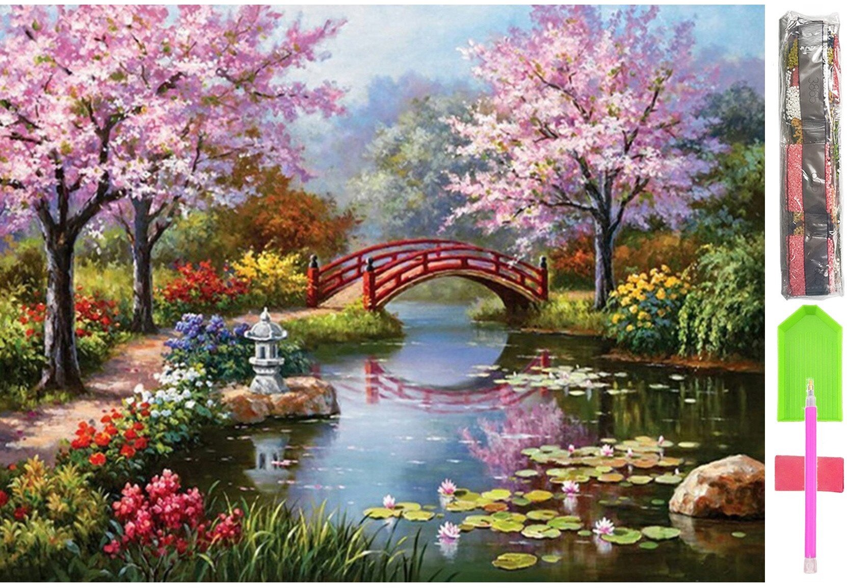 HAFT DIAMENTOWY DUŻY 5D Zestaw Obraz MOZAIKA D30