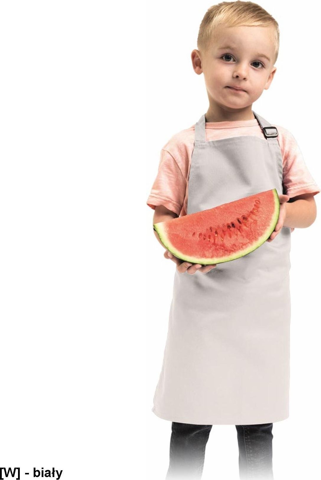 R.E.I.S. FKIDS - fartuch dla dzieci - biały - 48X63 cm - 43X53 cm 43X53 cm