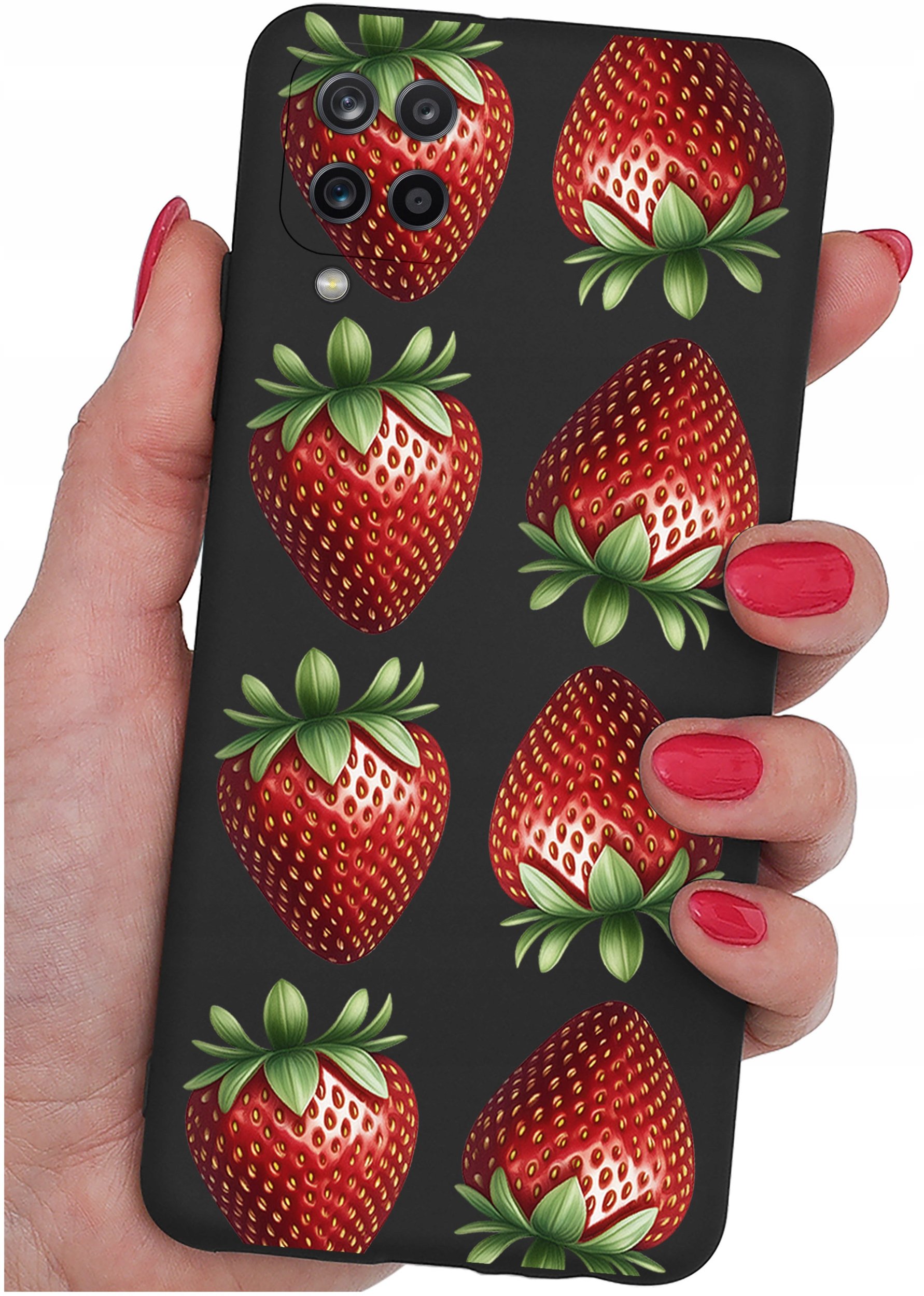 Etui do Samsung Galaxy A12|M12 WZORY |SILIKONOWE MATT CASE + SZKŁO 9H