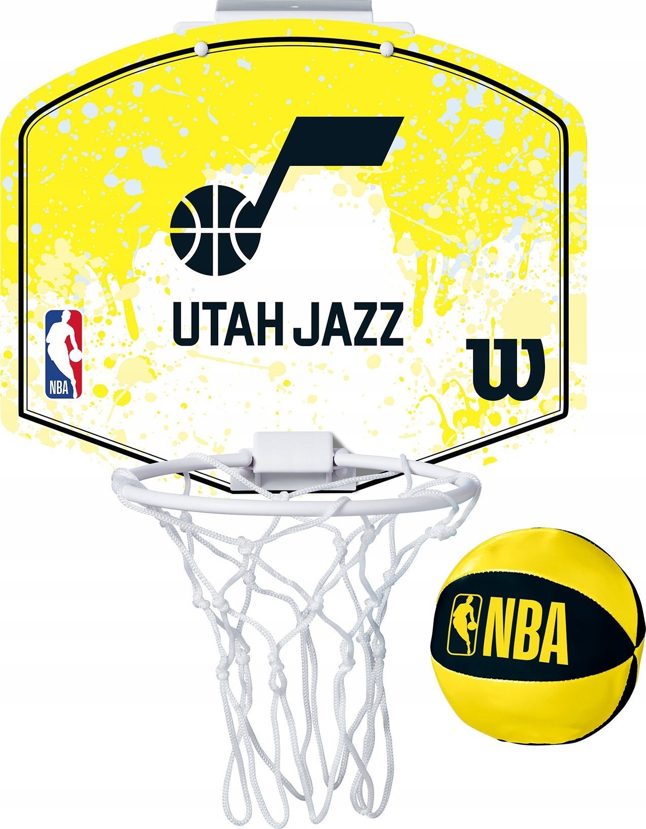 Wilson Wilson NBA Team Utah Jazz Mini Hoop WZ6010102 Żółte One size