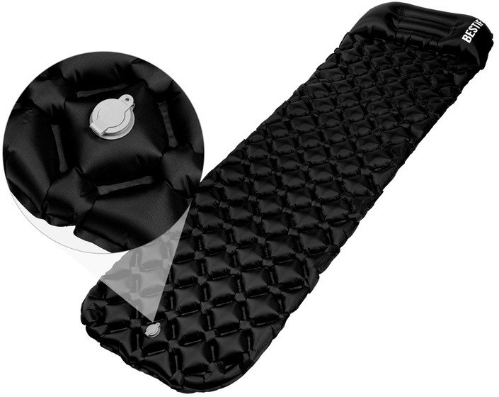 Materac trekkingowy z poduszką BMT11 190x56x5,5cm Bestif