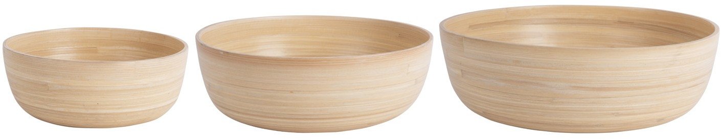 Zestaw misek bambusowych PURO, 3 sztuki