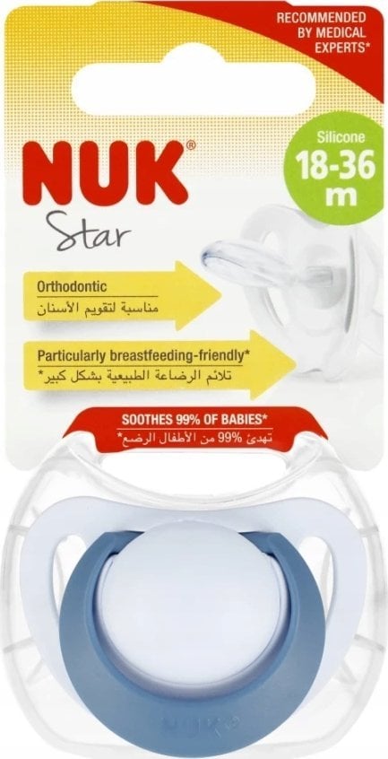 NUK NUK SMOCZEK USP 18-36M STAR NIEB 10739748 1/6