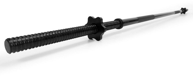 Gryf prosty olimpijski do ćwiczeń 180 cm sztanga ze stali, zaciski 25 mm UNIWERSALNY