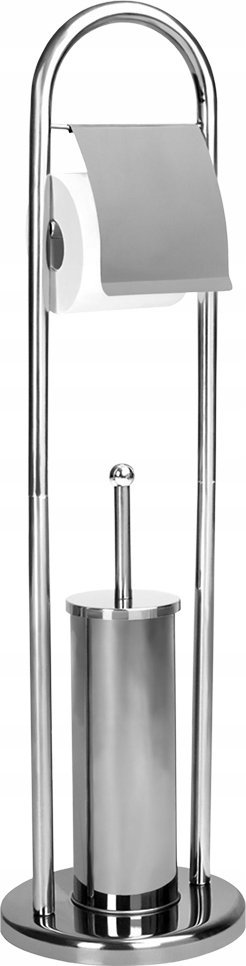 Sepio STOJAK NA PAPIER TOALETOWY + SZCZOTKA DO WC ZESTAW STABILNY STYLOWY SOLIDNY