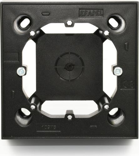 Efapel EFAPEL PUSZKA NATYNKOWA CZARNY MAT 10976 APM