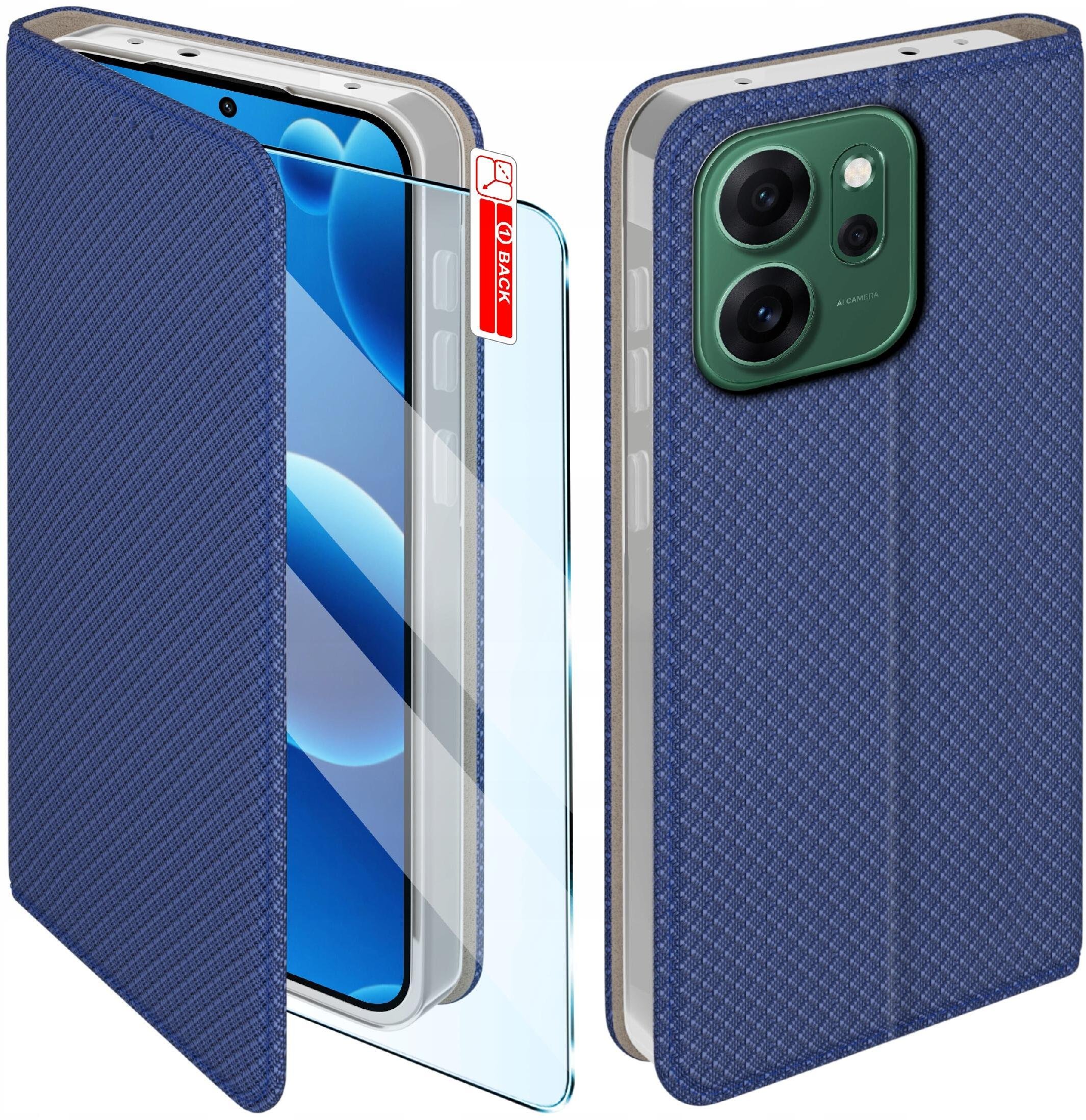 Etui MAGNET do Oppo Reno 14 FS 5G|14F 5G |14 5G Zamykane Futerał + Szkło 9H
