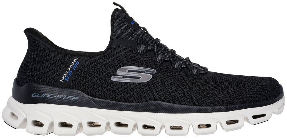 Buty męskie SKECHERS Slip-ins: Glide-Step Noxus (233010-BLK) 44