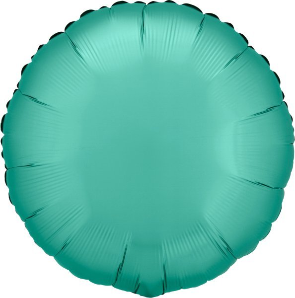 AMSCAN Balon foliowy Lustre Jade Green okrągły 43cm 9914104