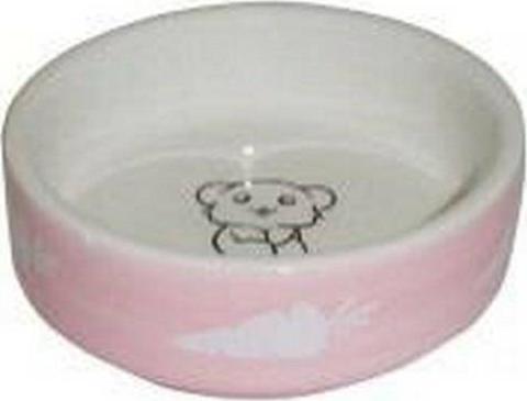 Yarro International YARRO MISKA CER. DLA CHOMIKA/MYSZKI RÓŻOWA 8,5 x 3 CM