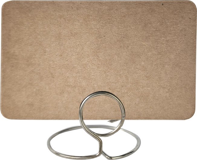 StudioCen Cenówki EKO - Kartonowe , Etykiety , Metki 55x90 mm - 50szt