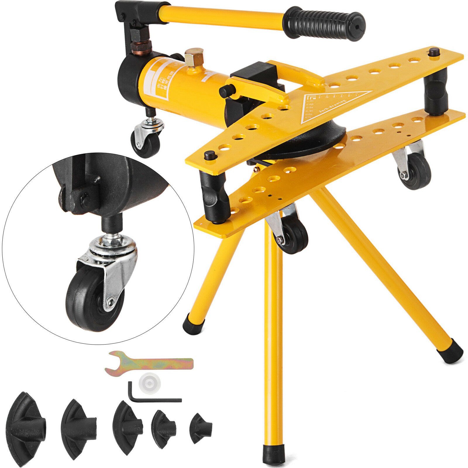 Giętarka hydrauliczna do rur 6 matryc