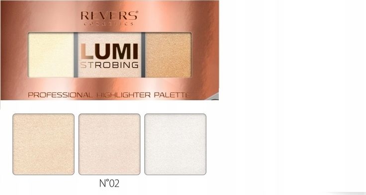 Revers Rozświetlacz Zestaw 3 Odcieni W Paletce Revers 02