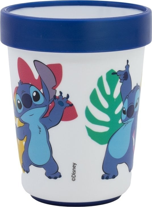 Disney Stitch - Antypoślizgowy kubek do mikrofali 260 ml