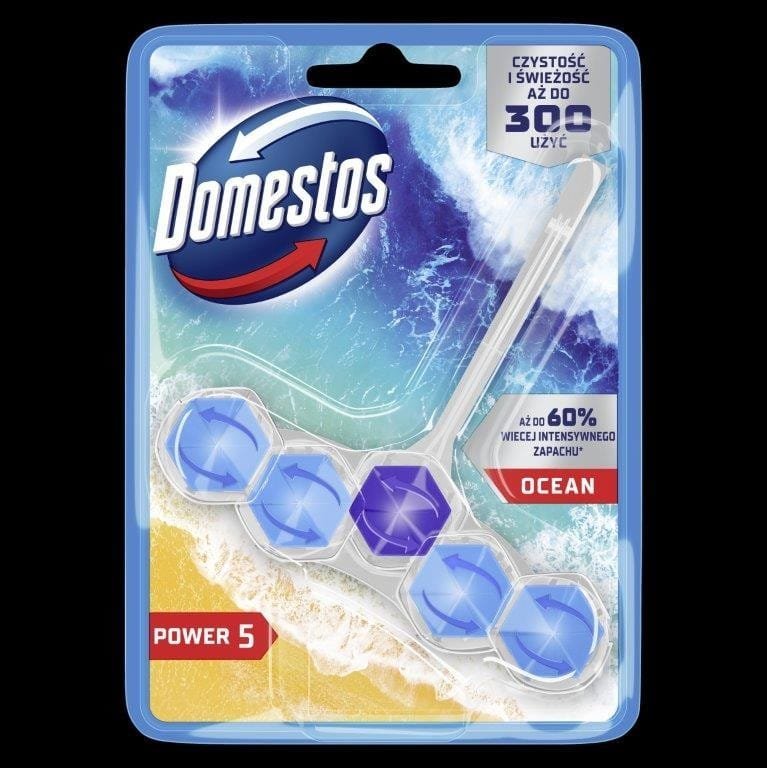 Domestos kostka toaletowa power 5 ocean 1 x 50 g 50g