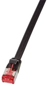 LogiLink Patchcord płaski U/FTP Cat6, 3m, czarny (CF2063S)