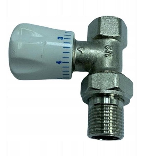 120320-BI-LEWY-G ZESTAW ZAWORÓW TERMOSTATYCZNYCH 1/2X3/4 POD GRZAŁKĘ BIAŁY LEWY // G.ZT.BIAŁY-LEWY