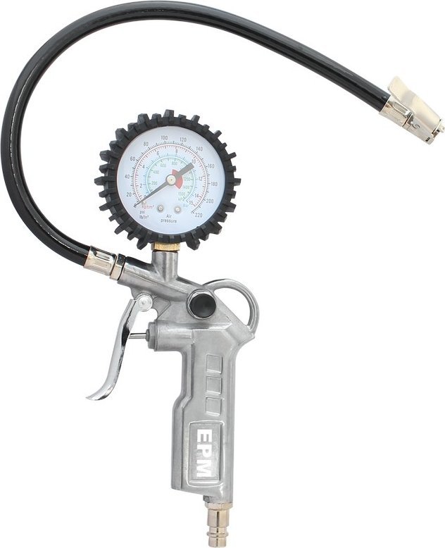 EPM PISTOLET DO POMPOWANIA KÓŁ Z MANOMETREM