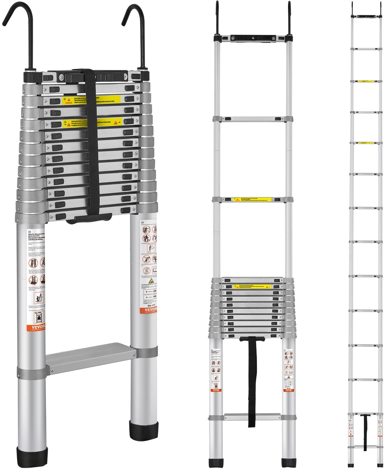 Drabina teleskopowa aluminiowa 5,6m składana wielofunkcyjna przenośna