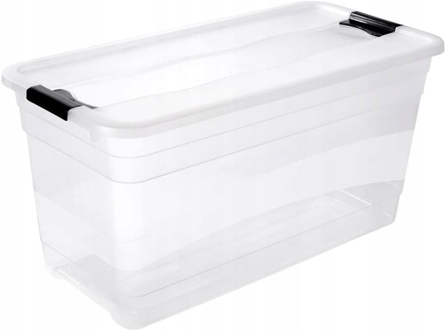Box with lid crystalbox Cornelia 79 5x39 5x40cm 83L transparent 4001515427012