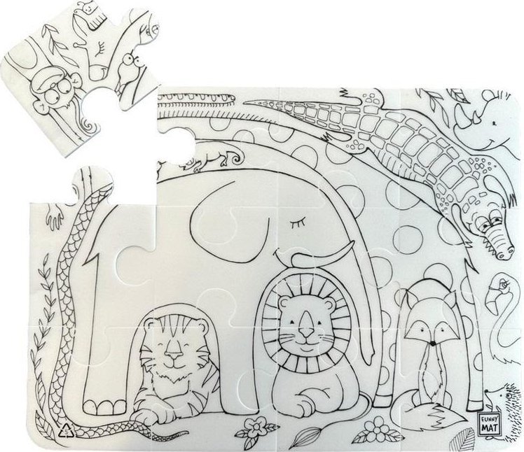 Puzzle Cute Friends Funny Mat STRIGO