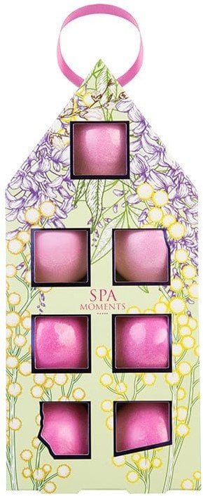 CHLAPU CHLAP Zestaw kul musujących do kąpieli o zapachu pachnącego groszku 1 op. - 7 szt.