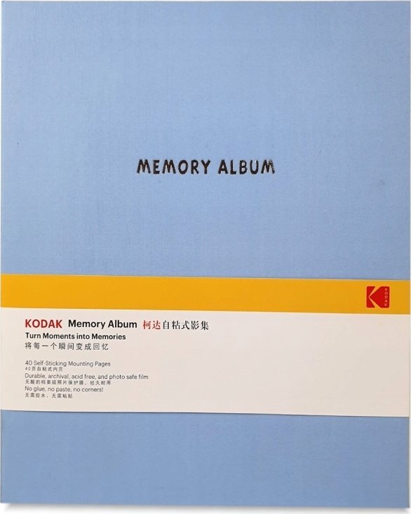 Kodak Kodak Album Na Zdjęcia Samoprzylepny 40 Stron Do Zdjęć Instax Polaroid Zink / Cat 9891-314 / Niebieski