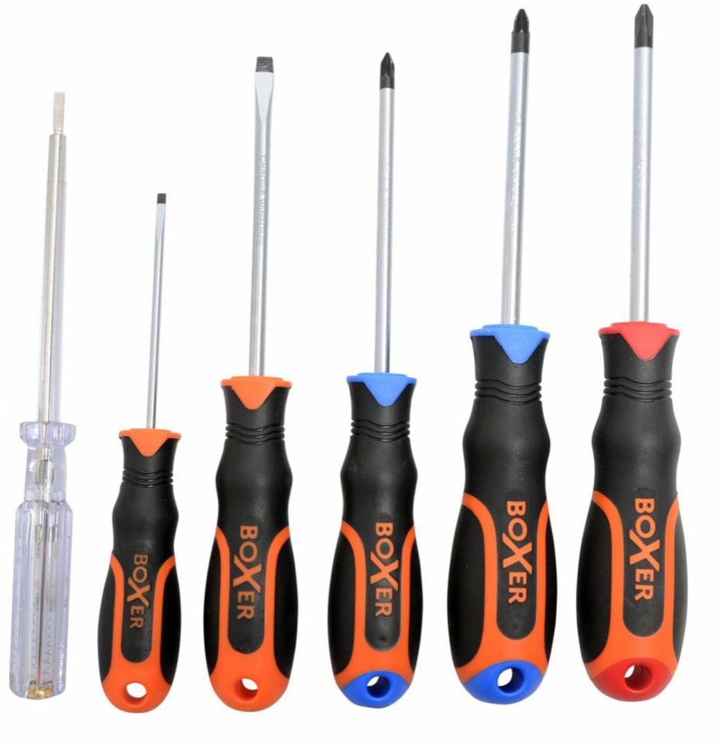 Skruetrækkersæt 6 dele