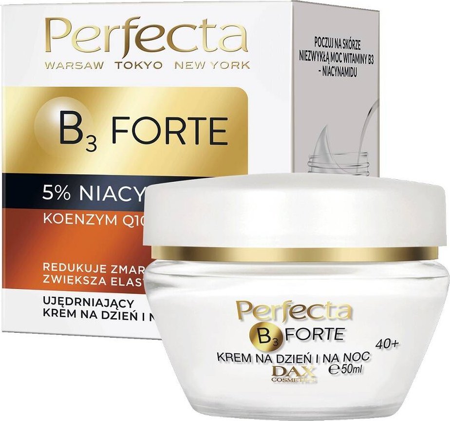 Perfecta B3 Forte Ujędrniający krem na dzień i na noc 40+ 50ml