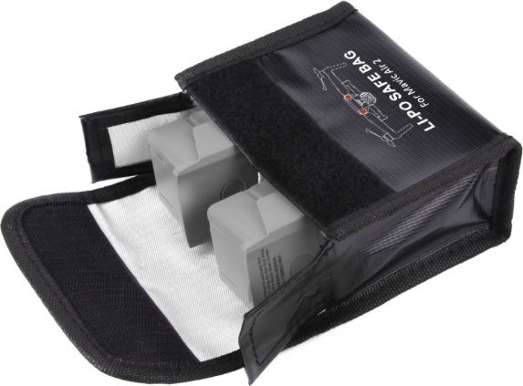 SunnyLife BEZPIECZNE ETUI OGNIOODPORNE NA 2 AKUMULATORY DJI MAVIC AIR 2 / 2S - 2 BATERIE