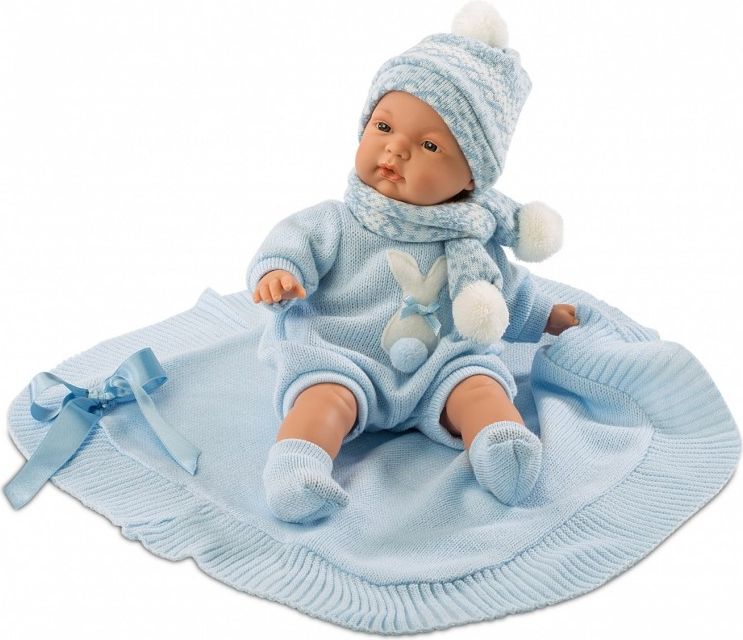 Llorens Lalka Joelle płacząca z kocykiem, 38 cm (LL-38937)