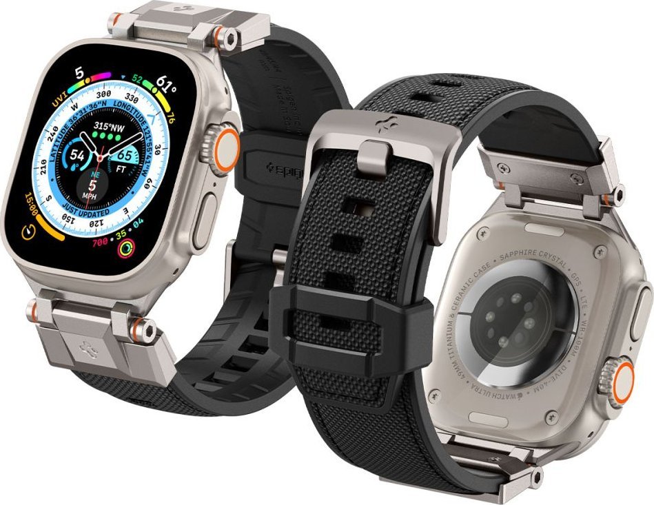 Spigen SPIGEN DURAPRO ARMOR APPLE WATCH 4 / 5 / 6 / 7 / 8 / 9 / SE / ULTRA 1 / 2 (42 / 44 / 45 / 49 MM) BLACK