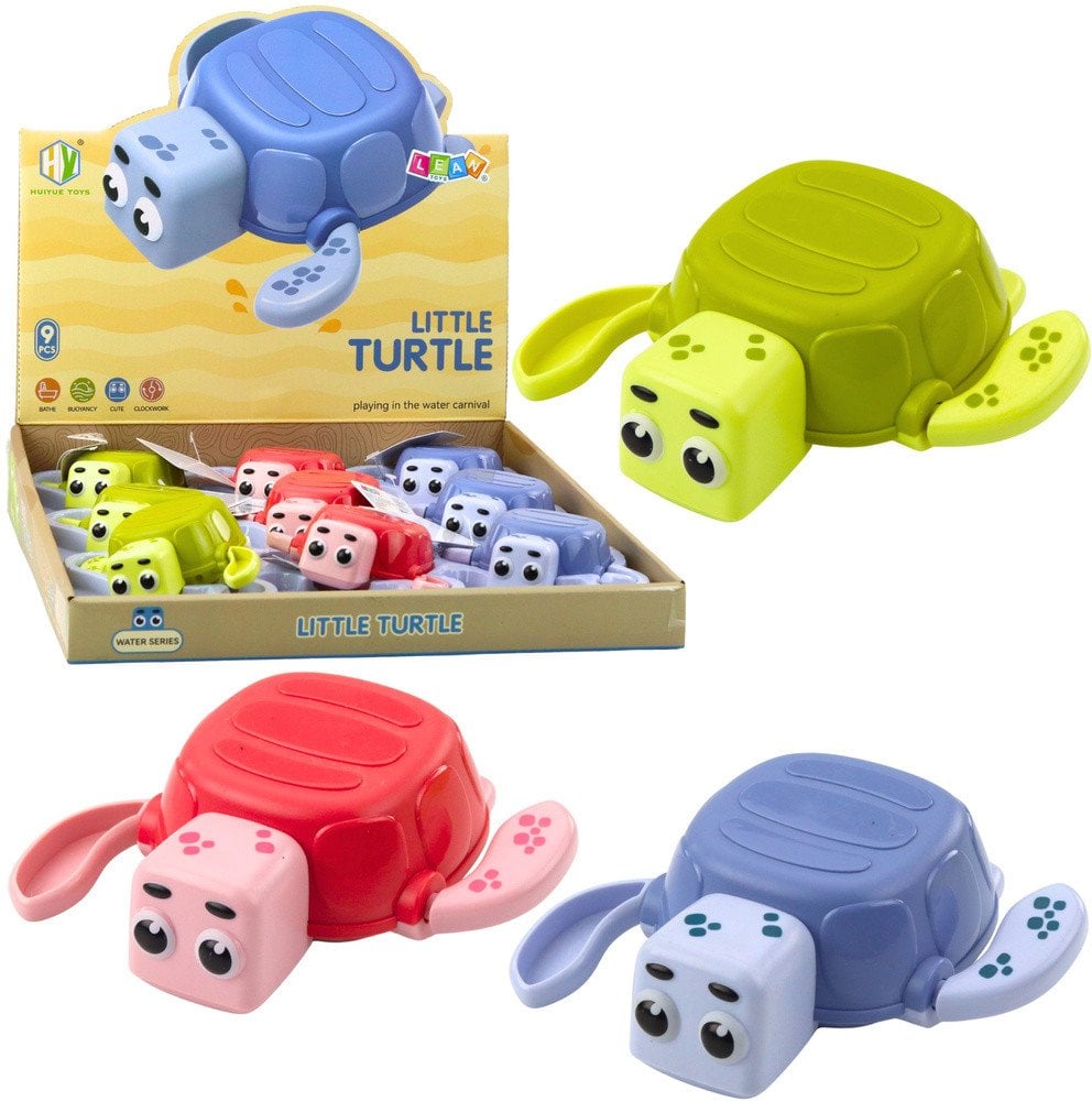 Nakręcany Żółw Pływający Zabawka Do Kąpieli Mix Kolor