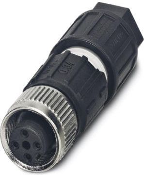 Phoenix Contact Gniazdo proste 4P M12 typ A 3,5-6mm SACC M12FS-4QO-0,34-M (1641688)