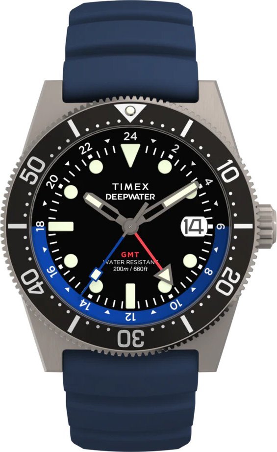Zegarek Timex Zegarek męski TW2W75100 niebieski