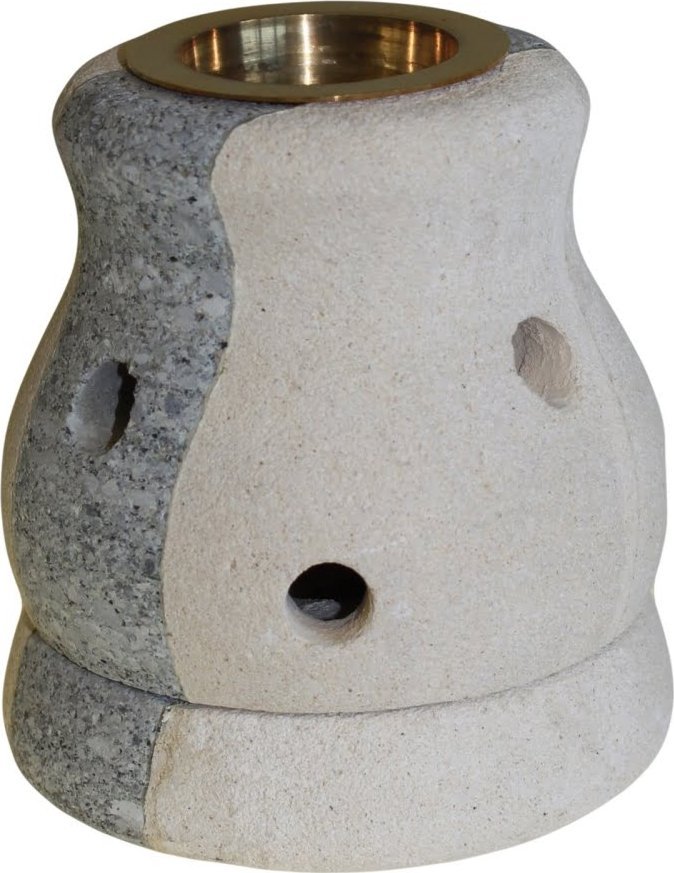 Art-Pol Kamienny kominek zapachowy - Dwa kolory