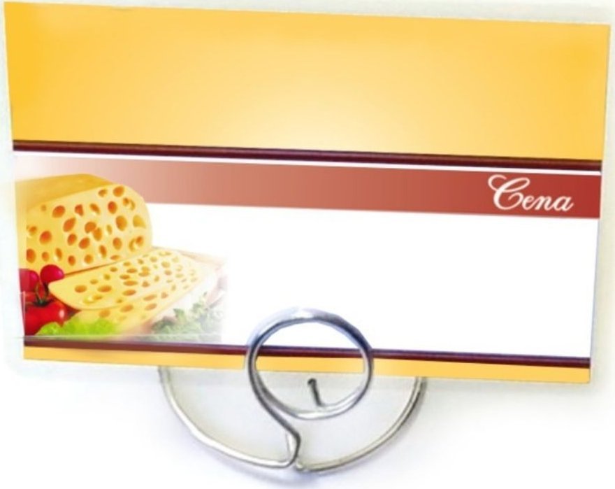 StudioCen Cenówki,etykiety laminowane na SERY 50szt.