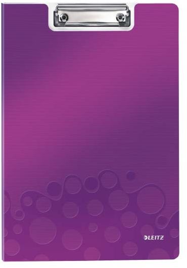 Leitz Podkładka z klipem i okładką, fioletowa (41990062)